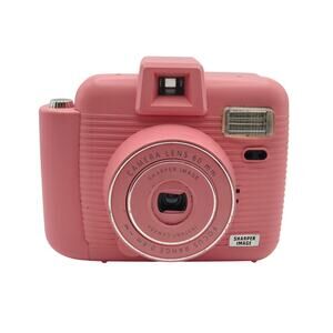 Sharper Image 2018 Pink 60MM Instant Camera Tested Power Flash No Battery Cover